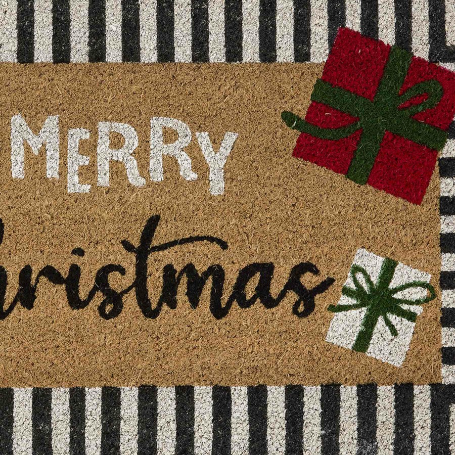 Rugs & Doormats * | Featured Merry Christmas Presents Coir Mat, 18 30