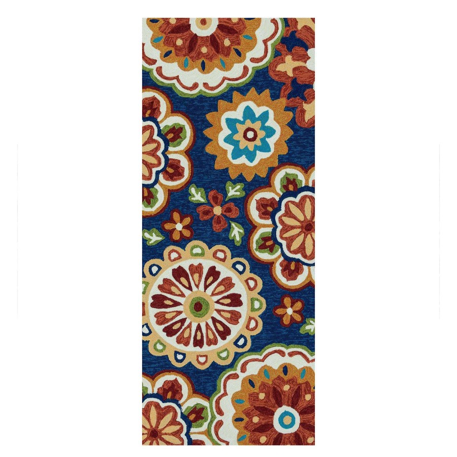 Rugs & Doormats * | Typical Style (E138) Santa Monica Multicolored Medallion Indoor & Outdoor Runner, 2 5