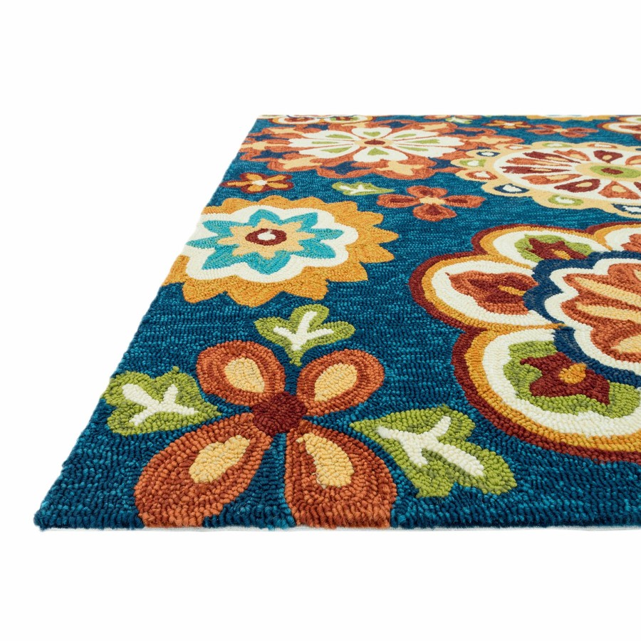 Rugs & Doormats * | Latest (E138) Santa Monica Multicolored Medallion Indoor & Outdoor Area Rug, 8 10