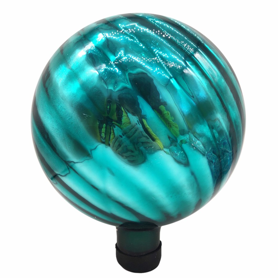 Outdoor Deacutecor * | Discount Swirl Look Gazing Ball