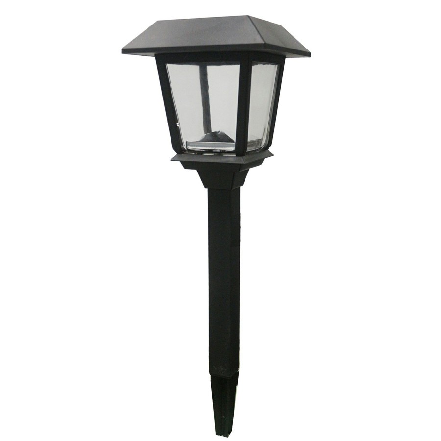 Lighting * | Sale Online 6L Square Pathway Light, Black