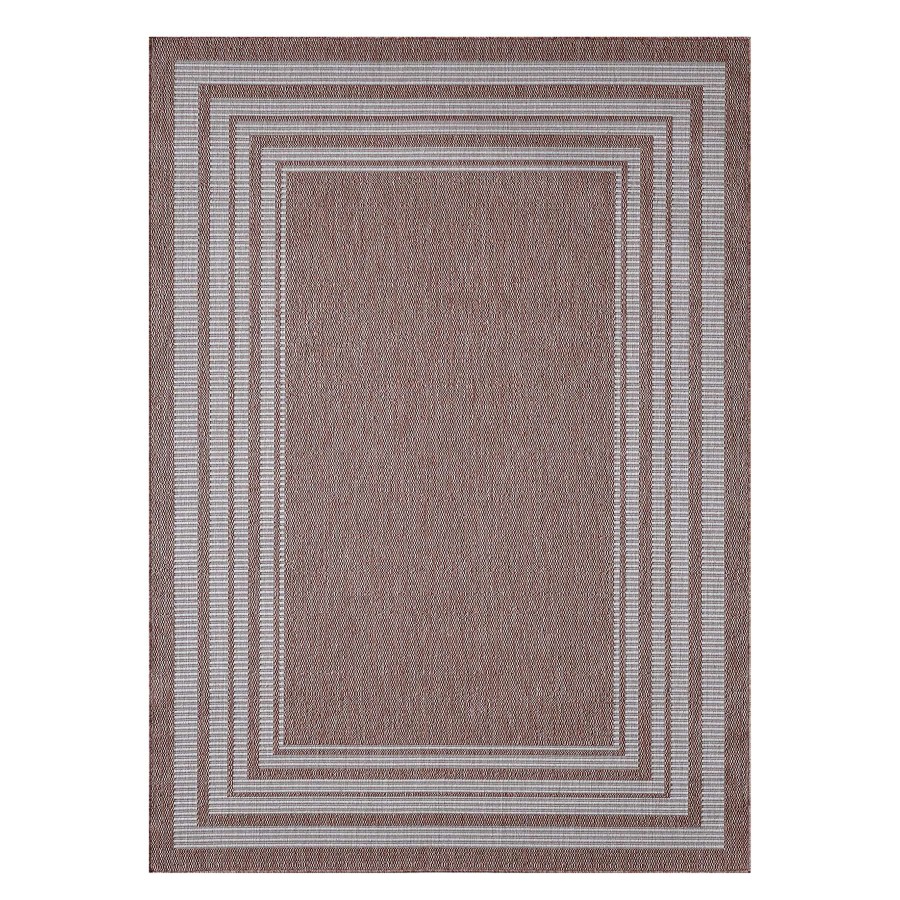 Rugs & Doormats * | Exquisite Gifts (E455) Avrie Amira Salmon Border Area Rug, 5 7