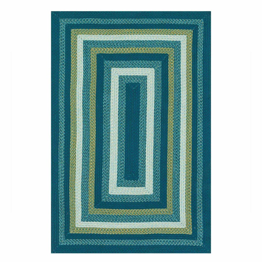 Rugs & Doormats * | Latest (E133) Kingsburg Blue Braided Indoor & Outdoor Area Rug, 7 10