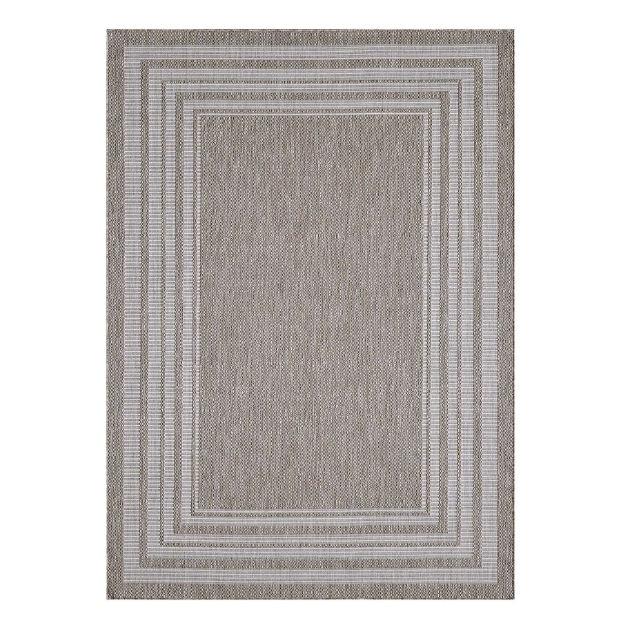 Rugs & Doormats * | New Threads (E452) Avrie Amira Beige Border Area Rug, 5 7