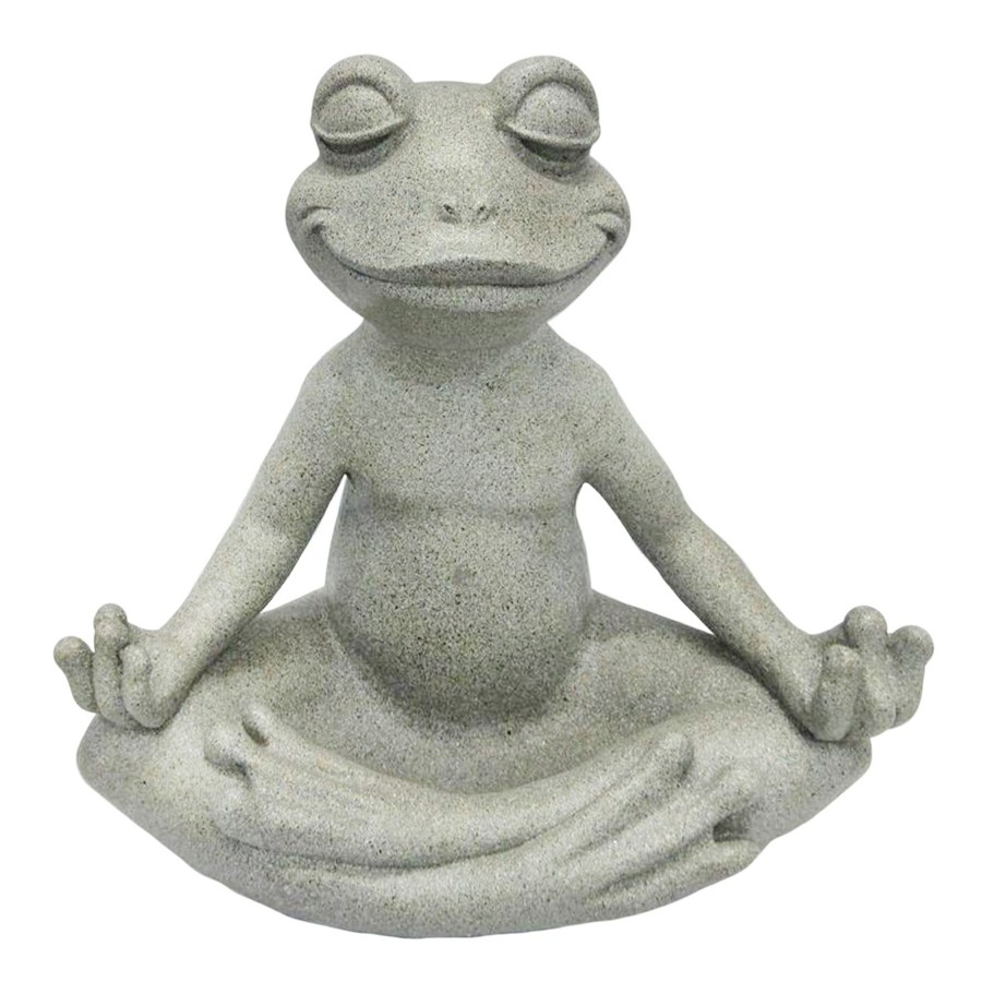 Outdoor Deacutecor * | Exclusive Design Outdoor Yoga Frog Statue, 14