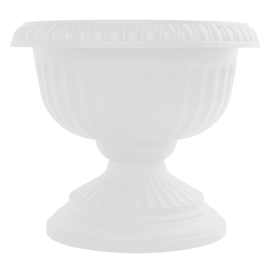 Pots & Planters * | Fire Sale 2-Piece Casper White Grecian Urn Planter, 14